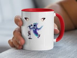 Halloween Mug, Singing Ghost, Cat Mug, Spooky Season, Cute Ghost, Music Lover Gift, Halloween Party, Unique Mug, Gift for Cat Lover thumbnail 3