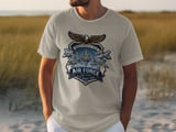 United States Air Force Shirt, Fighter Jet Emblem USAF Tee, Military Veteran Gift, Patriotic Aviation Enthusiast T-Shirt for Him Her thumbnail 7