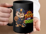 Trick Or Ticket Police Owl Mug thumbnail 15