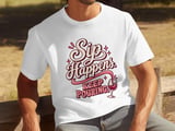 Sip Happens Keep Pouring Tee thumbnail 2
