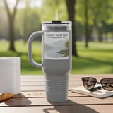 Fishing Waggy Tumbler, Grand Wagoneer Gift, Lake Tumbler, Outdoor Adventure, Car Lover Gift, Wagoneer Decor thumbnail 8