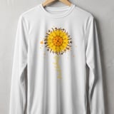Pickleball Sport-Tek Long Sleeve Tee, pickleball Sunflower Graphic, Athletic Court Sun Shield Shirt thumbnail 11