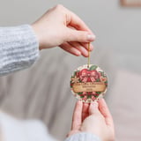 Teacher Christmas Ornament 2026, One Class Countless Memories School Keepsake, Apple Book Gingerbread Tree Decor, Holiday Gift for Educator thumbnail 9
