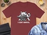 I Eat Anvil absurd brain rot Cat Tee thumbnail 5