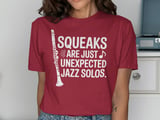 Clarinet Squeaks Are Just Unexpected Jazz Solos Tee thumbnail 12