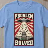 Problem Solved UFO Graphic T-Shirt thumbnail 5