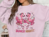 Bunco Queens Flamingo Party Sweatshirt thumbnail 3