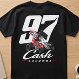 Sprint Car Racing T-Shirt | LaCombe Dirt Track Fan Tee | Motorsports Race Car Driver Gift for Him, Racing Enthusiast Apparel thumbnail 1