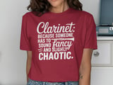 Clarinet: Fancy & Chaotic T-Shirt thumbnail 12