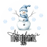 Baby First Christmas Snowman Digital thumbnail 4