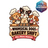 Whimsical Dogs Bakery Mug Wrap thumbnail 2