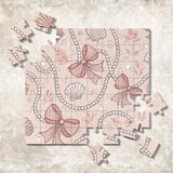 Whimsical Pearl Bow & Shell Digital Pattern Size Bundle Png thumbnail 11