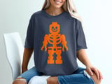 Block Skeleton Halloween Graphic Tee thumbnail 4