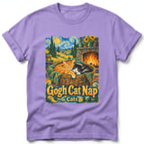 Gogh Cat Nap ~ Comfort Colors Premium Tee thumbnail 6