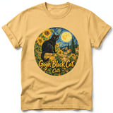 Gogh Black Cat ~ Comfort Colors Premium Tee thumbnail 7