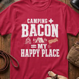 Camping + Bacon My Happy Place Tee thumbnail 4