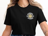 Retro School Nurse T-Shirt: Smiling Face, Star Eyes, Checkered thumbnail 5