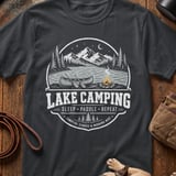 Lake Camping Paddle Repeat Tee thumbnail 1