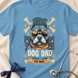 Pit Bull Dog Dad Tee | Pit Bull Dad Shirt | Pittie Dad Gift | Dog Dad Apparel thumbnail 8