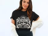 Pensioner Est. 2026 Mountain Escape T-Shirt thumbnail 1