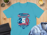America's 250th Birthday T-Shirt, Quarter-Millennial July 4th 1776 Patriotic American Pride Shirt, Commemorative History Tee thumbnail 3
