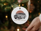 Grand Wagoneer Ornament, Waggy Car Christmas Decor, Classic SUV Gift, Retro Automotive Ornament, Wood Steel Soul, Car Lover Gift thumbnail 4