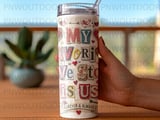 My Favorite Love Story is Us Digital PNG Tumbler Sublimation, Romantic Couple Love Design, Valentine Anniversary Wrap thumbnail 4