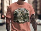 Vintage Classroom Mission Field Teacher T-Shirt, Christian Educator Gift, Schoolhouse Faith Driven Tee, Teacher Appreciation Shirt thumbnail 13