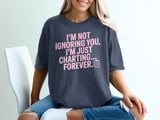 I'm Just Charting Forever Graphic Tee thumbnail 4