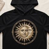 Vintage Celestial Sun and Moon Hoodie thumbnail 2