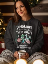 Dinosaurs Didn't Listen To Nurses Tee thumbnail 10