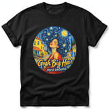 Gogh Big Hair ~ Comfort Colors Premium Tee thumbnail 1