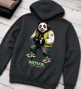 Panda Gamer Hoodie for Boys, Kids Gaming Hoodie, Teen Gamer Gift, Video Game Sweatshirt, Cool Gaming Clothes thumbnail 4