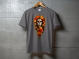 Floral Sugar Skull Catrina Tee or Sweatshirt thumbnail 11