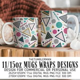 Abstract Pop Geometric Digital Size Bundle Png thumbnail 4