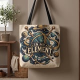 In My Element Knitting Tote Bag thumbnail 1