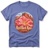 Red Rock Rose ~ Comfort Colors Premium Tee thumbnail 10