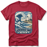 Lighthouse Swell ~ Comfort Colors Premium Tee thumbnail 2