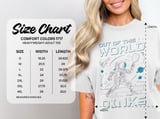 Pickleball Comfort Colors Shirt, Out of This World Dinks, Retro Astronaut Graphic Tee, Fun Court Apparel Gift thumbnail 15