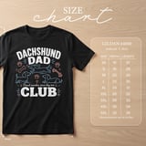 Dachshund Dad Club Tee thumbnail 10