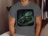 Grand Wagoneer T-Shirt, Ghost Driver Tee, Spooky Car Shirt, Halloween Jeep Apparel, Classic Car Gift, Automotive Enthusiast Gift thumbnail 6