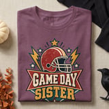 Game Day Sister Football Tee or Sweatshirt thumbnail 8