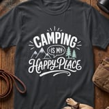 Camping Happy Place Tee thumbnail 1