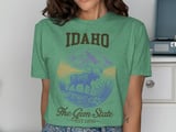 Idaho Gem State Moose & Mountains T-Shirt thumbnail 8