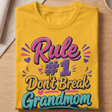 Rule 1 Don't Break Grandmom Tee thumbnail 9