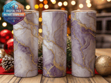 20 oz Skinny Tumbler Wrap, Marble Sublimation Design, Gold Veins Tumbler, Straight Tapered, Digital Download, Tumbler Design thumbnail 2