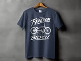 Freedom Is Riding a Bicycle | Stretch Cruiser T-Shirt thumbnail 4