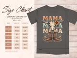 Western Mama Skull & Sunflower T-Shirt thumbnail 11