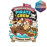 Whimsical Pets Pirate Crew Mug Wrap thumbnail 2