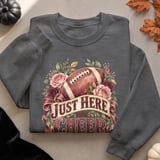 Just Here To Cheer Football Tee or Sweatshirt thumbnail 16